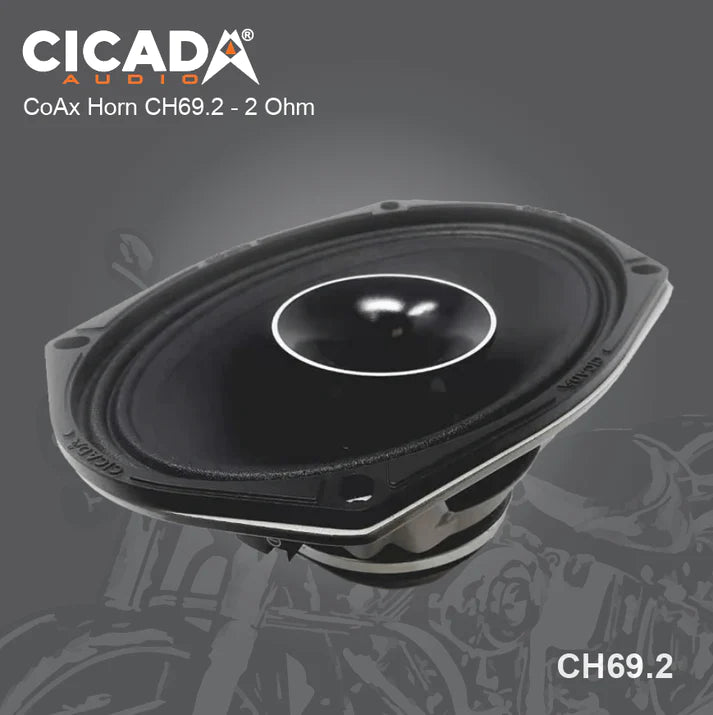 CICADA AUDIO CH69 PRO COAXIAL HORN SPEAKER 6X9" (2Ω AND 4Ω)