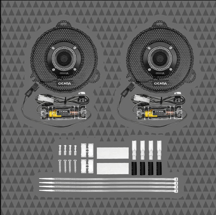 CICADA AUDIO CHDSGGTK 2014 + STREET GLIDE GRILL W/HORNS