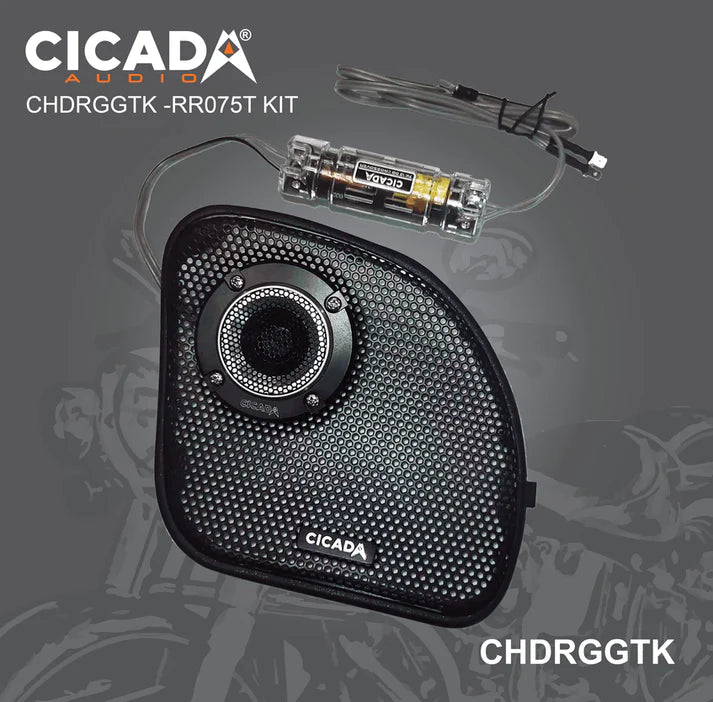 CICADA AUDIO CHDRGGTK HARLEY DAVIDSON ROAD GLIDE GRILLS 2015-CURRENT
