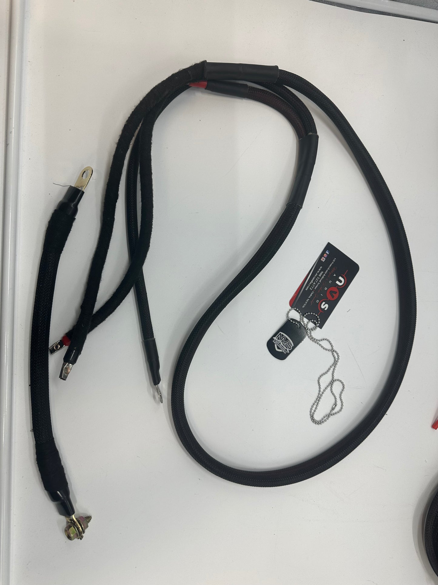 NVS Audio wire harness 4 gauge 1 amp in faring power / ground kit only