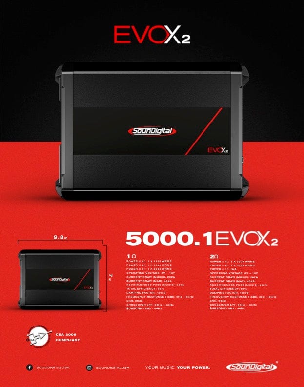 Sound Digital EVOX2 5000.1