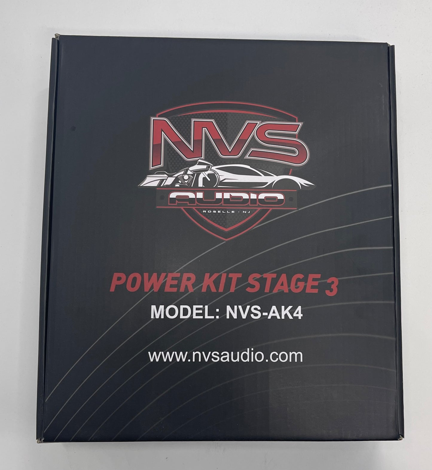 AK 4 NVS AUDIO AMP Kit 4 ( two 4 gauge runs )