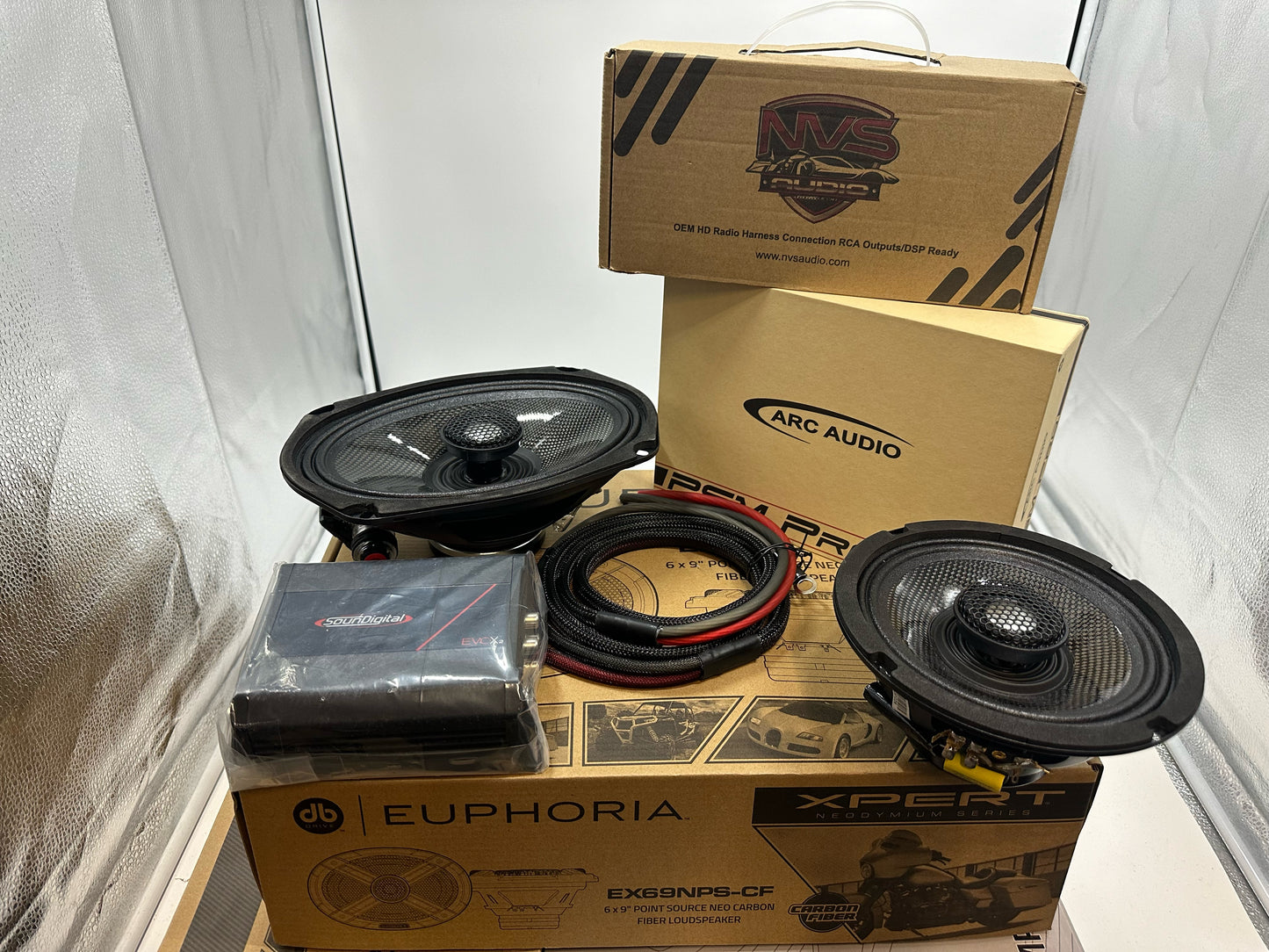 2023.5 / 2024 / 2025 Harley Davidson 4 speaker plug and play audio package with 800 watt amp and dsp