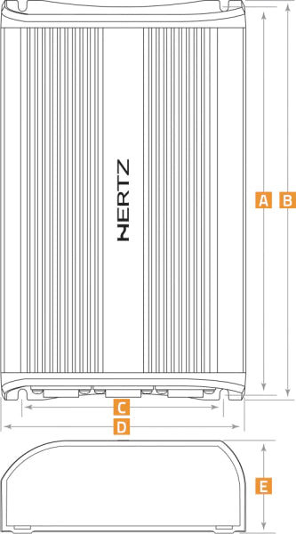 HERTZ AUDIO 1000W SP4.900 ADVANCED MOTORCYCLE CLASS D AMPLIFIER