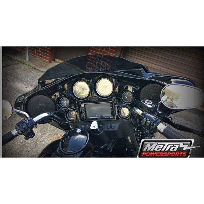 METRA INNER FAIRING 98 -13 PLUG AND PLAY DOUBLE DIN BATWING