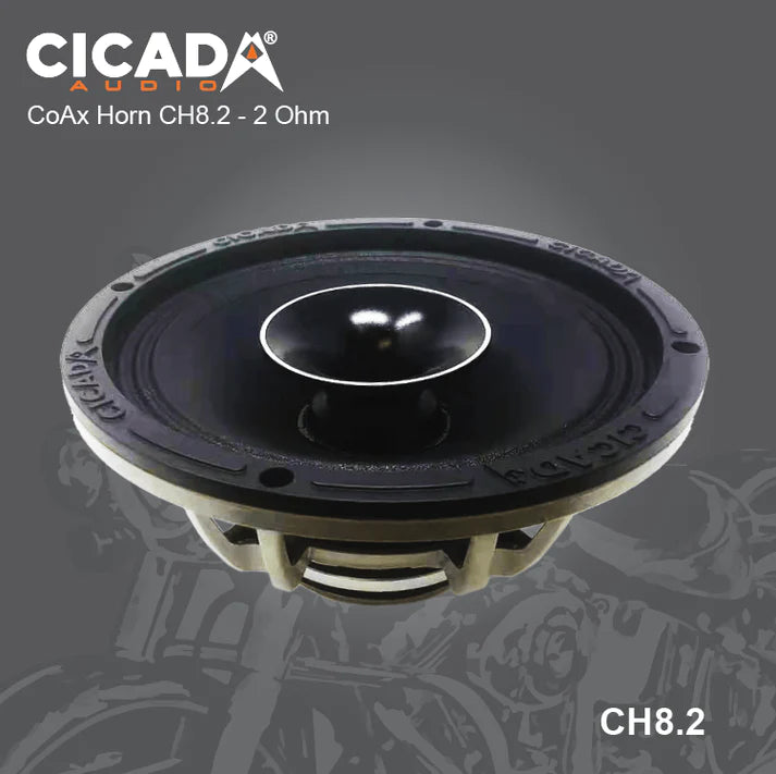 CICADA AUDIO CH8 PRO COAXIAL HORN SPEAKER 8" (2Ω AND 4Ω)