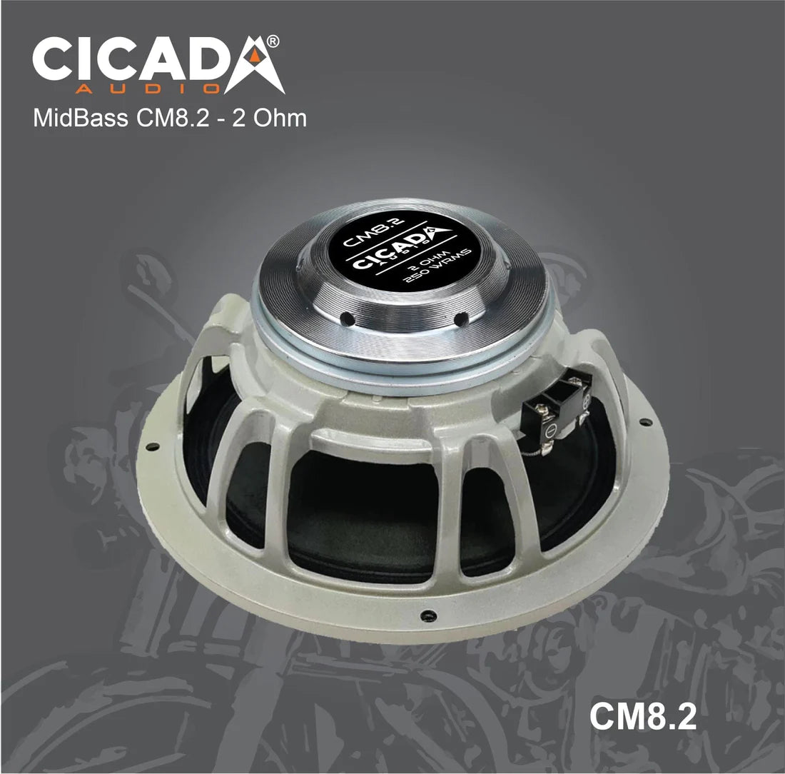 CICADA AUDIO CM8 MIDRANGE SPEAKERS 8" (2Ω AND 4Ω)