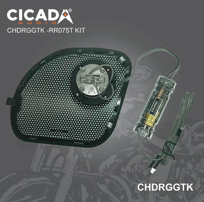 CICADA AUDIO CHDRGGTK HARLEY DAVIDSON ROAD GLIDE GRILLS 2015-CURRENT
