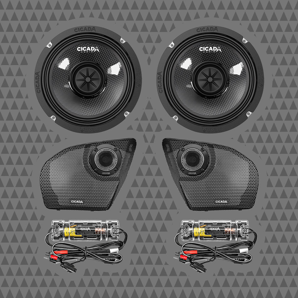 24CXK65.2RG
6.5-INCH MID-BASS / 1-INCH COMPONENT SPEAKERS KIT