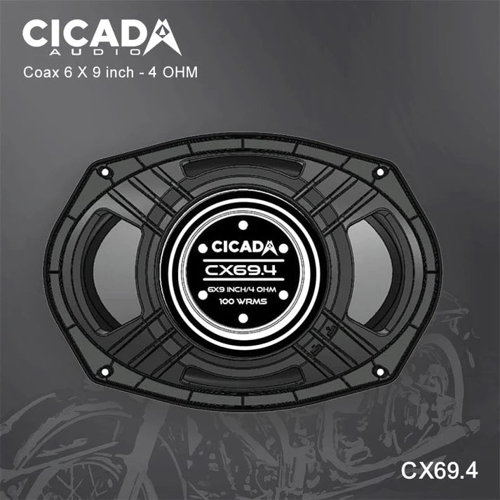 CICADA AUDIO CX69 COAXIAL SPEAKER 6X9" (2Ω AND 4Ω)