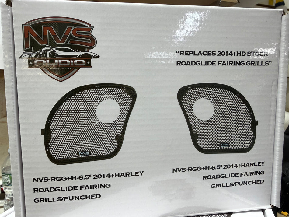 NVS Audio Road Glide grill with tweeter hole  NVS RGG+H