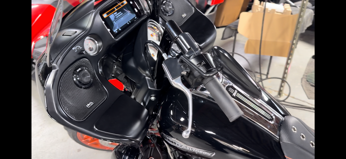 Nvs Audio road glide tweeter grill combo NVS RGGRILWHR