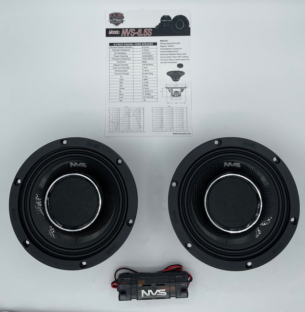 Nvs Audio 6.5 inch weatherproof coax NVS 6x pair coaxial