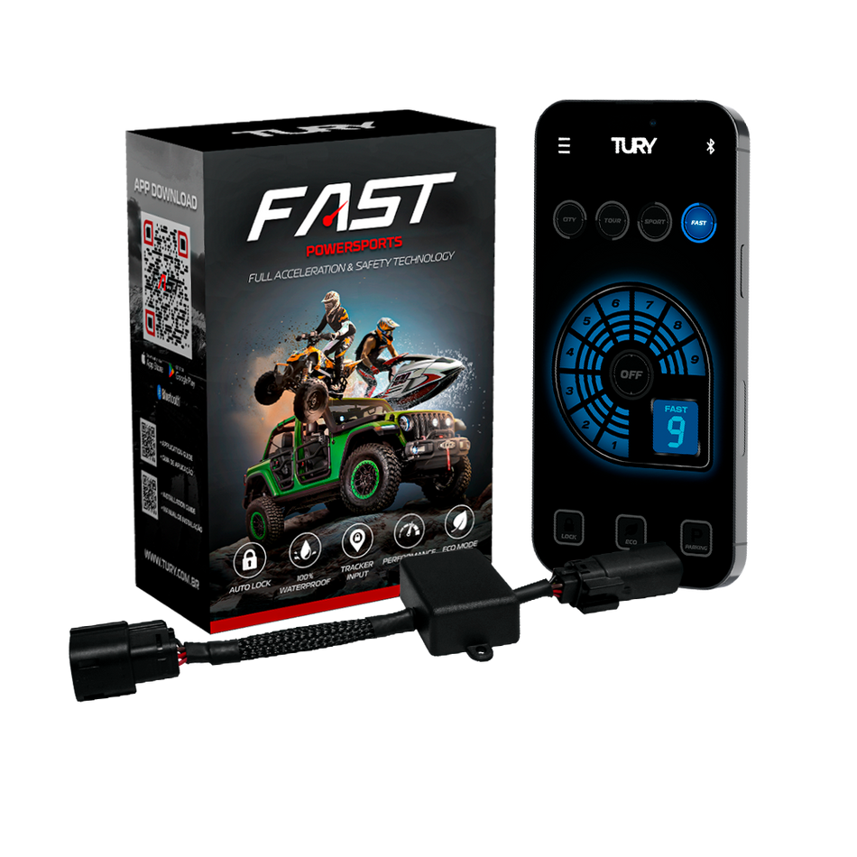 Tury Fast Throttle controller with peddle lock out for security and anti theft