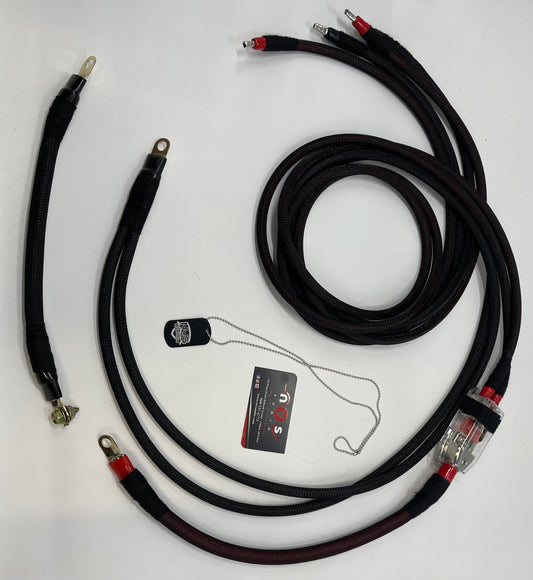 NVS Audio wire harness stage 5  ( 1 amp in the fairing one in the tour pack 4 gauge )