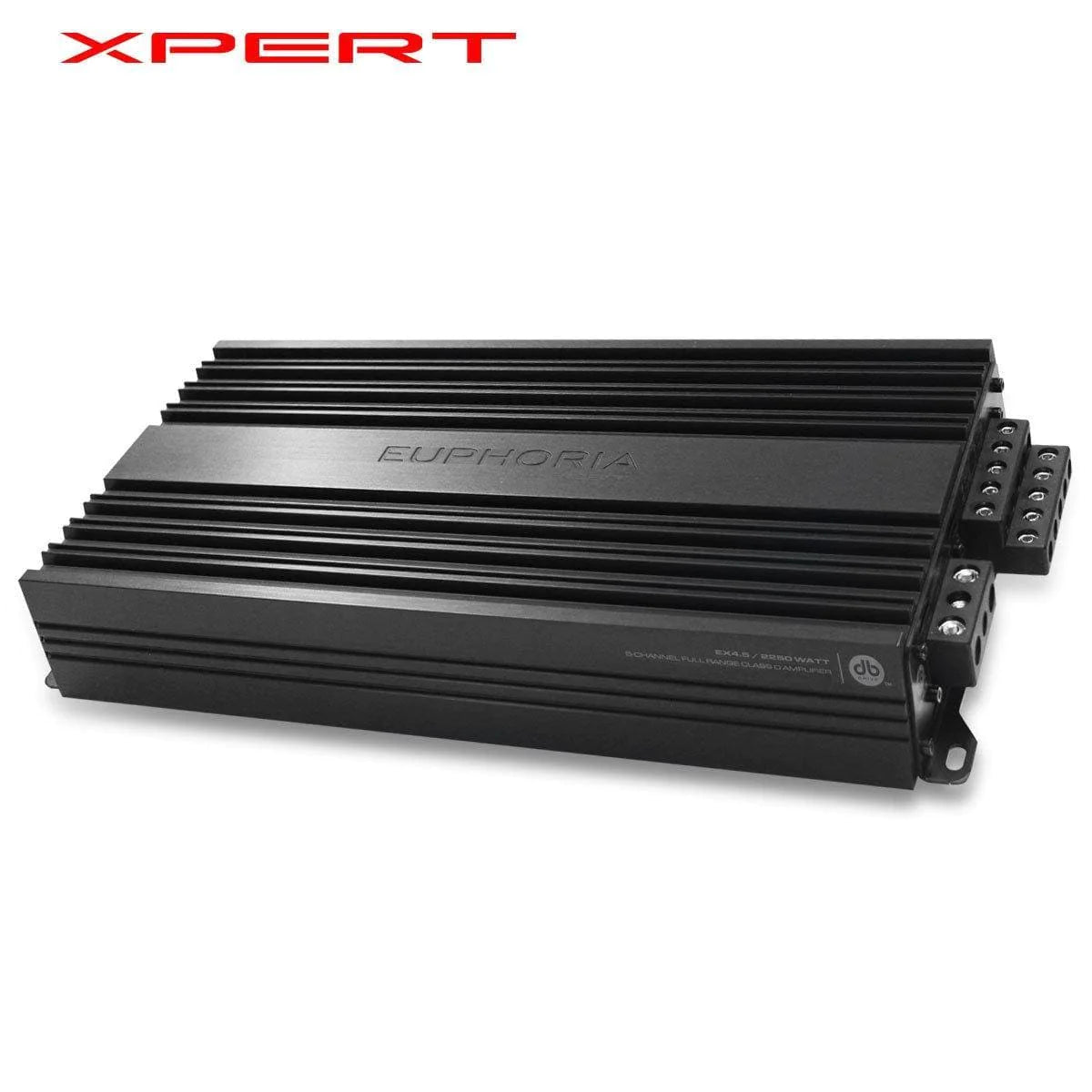 DB Drive Euphoria XPERT EX4.5 2250 Watt Full Range Class D 5 Channel Amp