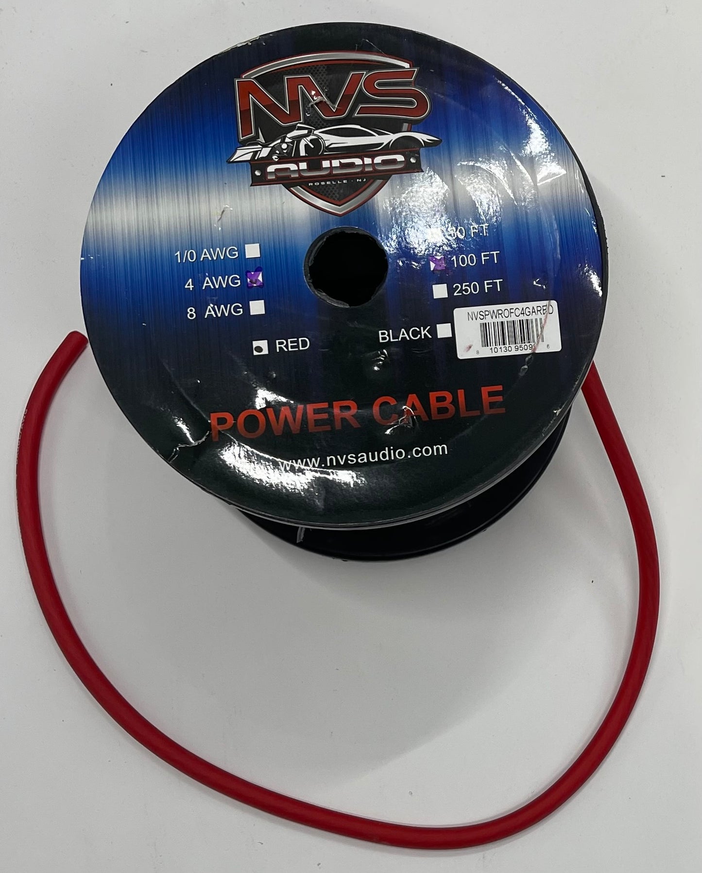 nvs audio 4 gauge spool ofc copper 100 feet