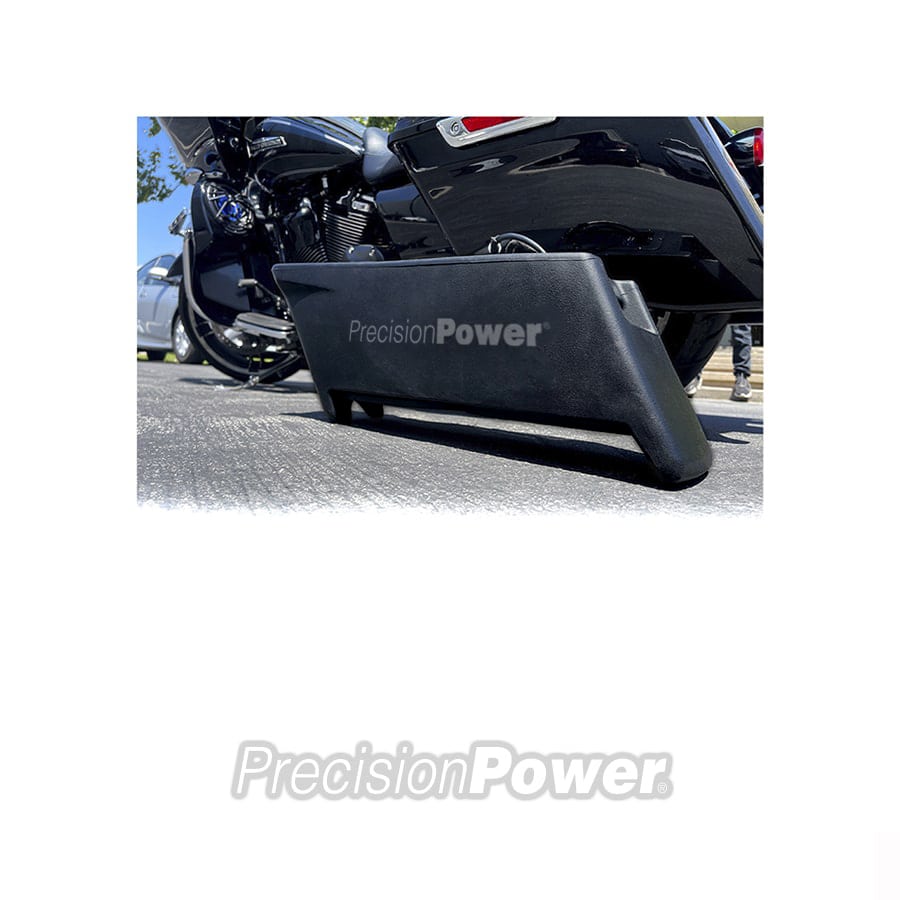 Precision Power PKG HD13.SBWL Clutch Side & HD13.SBWR Brake Side Saddlebag Powered Sub For 1998-2013 Harley Davidson® Touring Models [ HD13 SBWL HD13 SBWR ][ HD13SBWL HD13SBWR ]