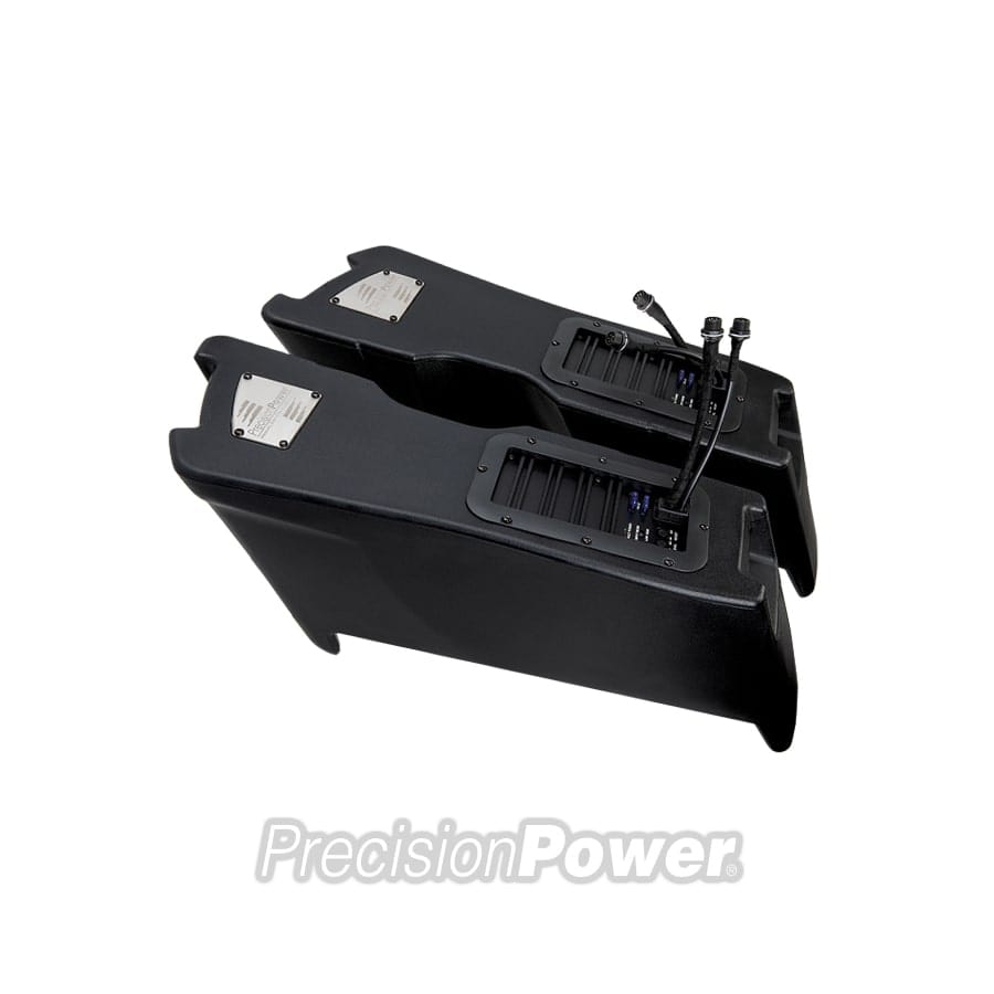 Precision Power PKG HD13.SBWL Clutch Side & HD13.SBWR Brake Side Saddlebag Powered Sub For 1998-2013 Harley Davidson® Touring Models [ HD13 SBWL HD13 SBWR ][ HD13SBWL HD13SBWR ]