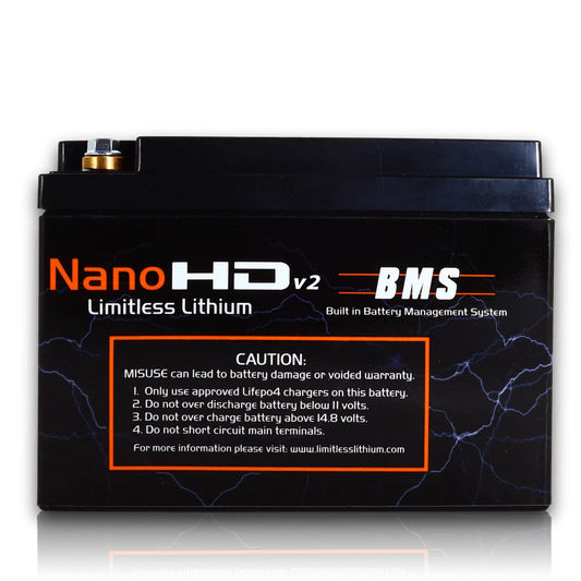 LIMITLESS LITHIUM NANO NANO-HDV2 30AH Harley Battery with charger
