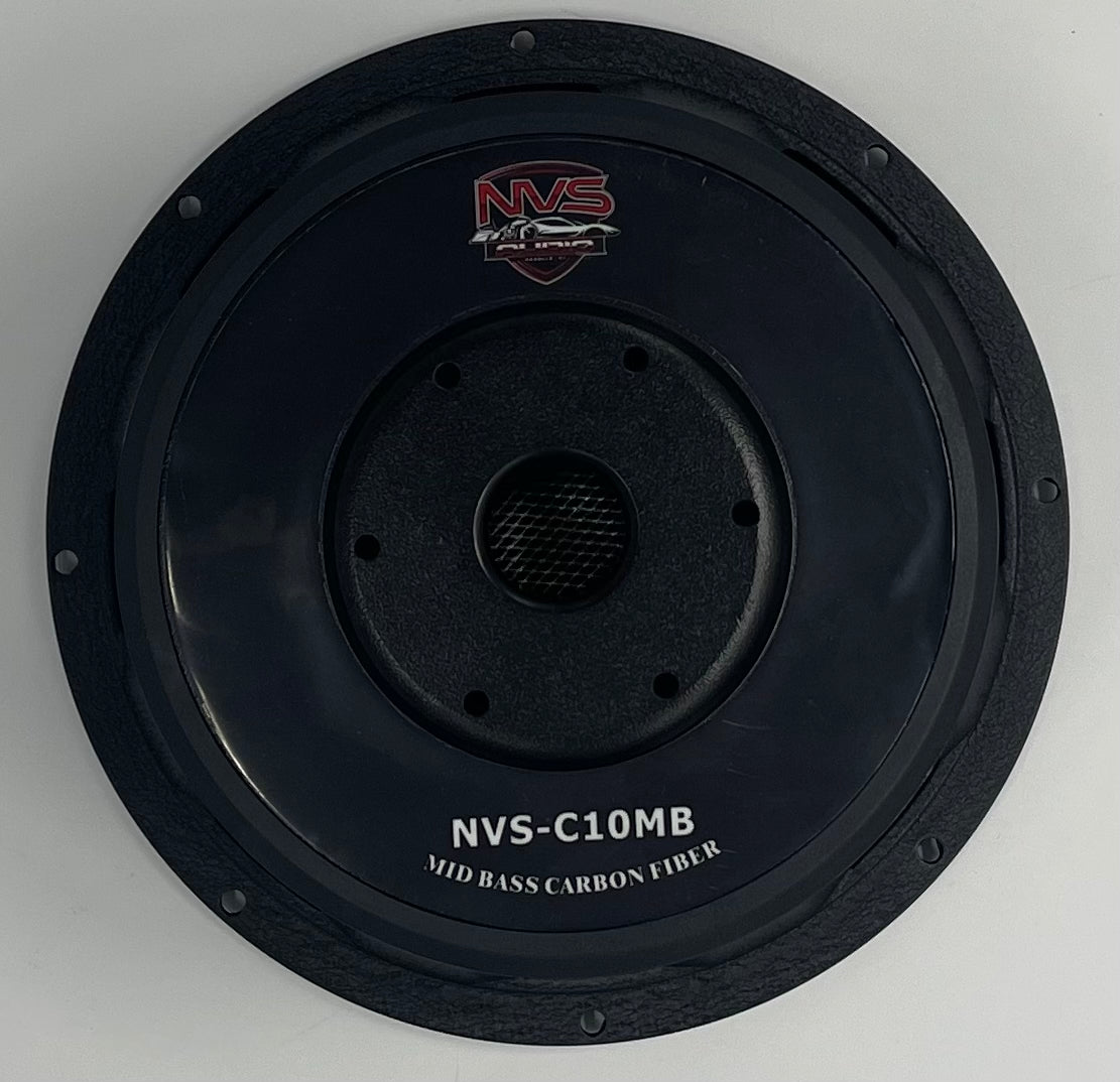 NVS AUDIO 10 inch Carbon weather proof mid bass NVSC10MB