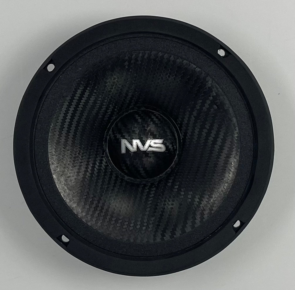 nvs audio 8 inch carbon fiber weather proof sealed back