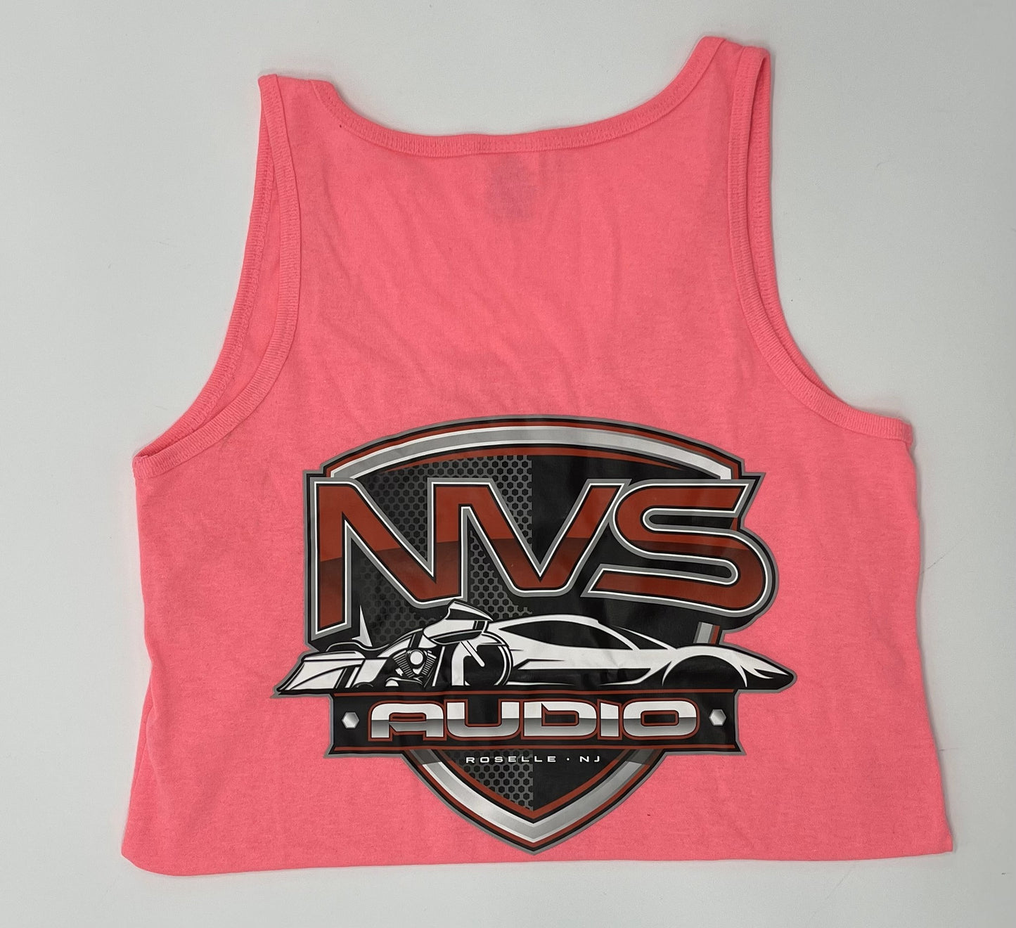 NVS AUDIO pink tank top