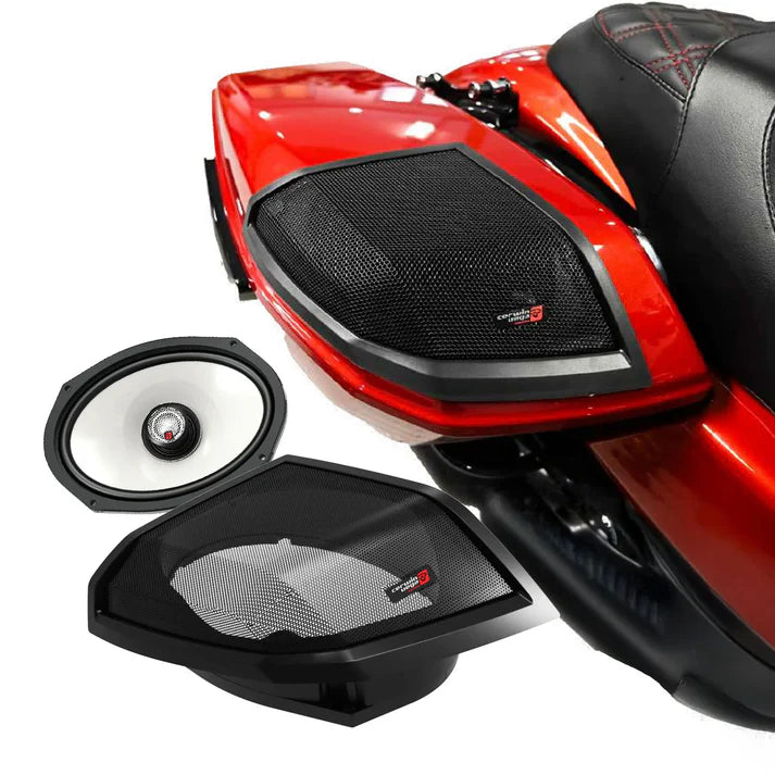 2024+ Harley Davidson® Cut-In Lid Kit with Stroker ST692CX2 (2Ω) Speakers - RPMST692LK24